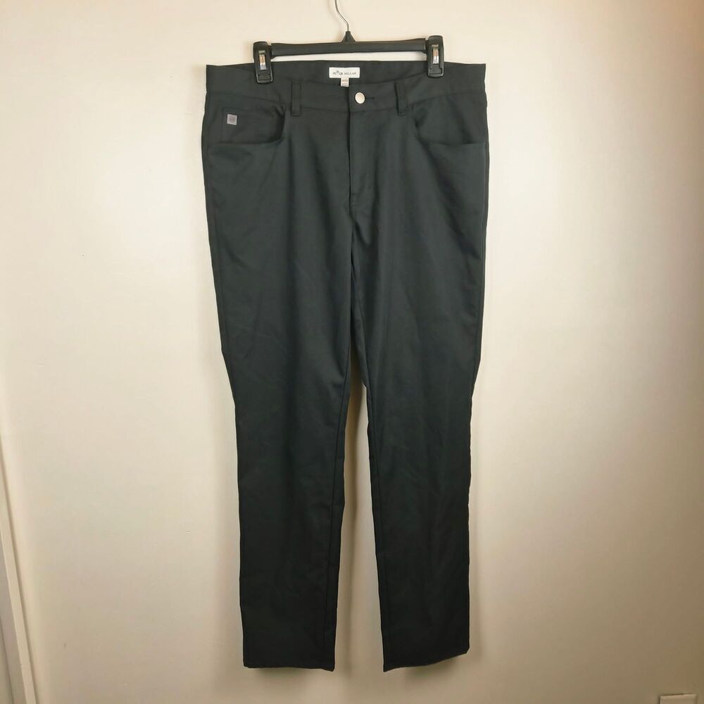 Peter Millar eb66 Crown Performance Five-Pocket Pant EUC Black - Picture 4 of 12